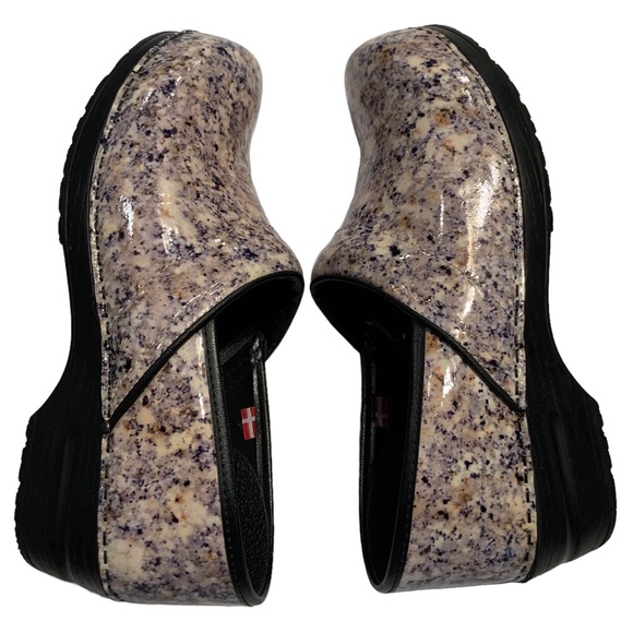 SANITA Clogs Original Danish Clog Professional Clogs Tan Black Granite Size 41 - Picture 5 of 8